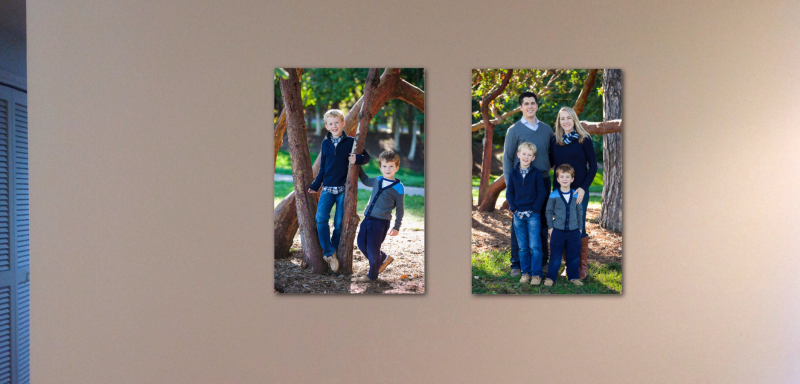 family photography wall photos