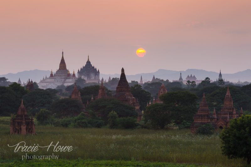 Bagan sunset secret temple